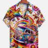Psychedelic Retro Camp Shirt